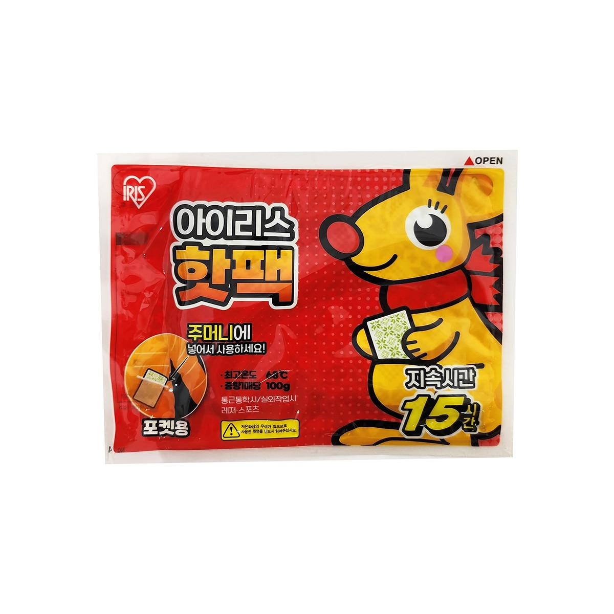 아이리스 포켓용핫팩 100g x 60 x 88개