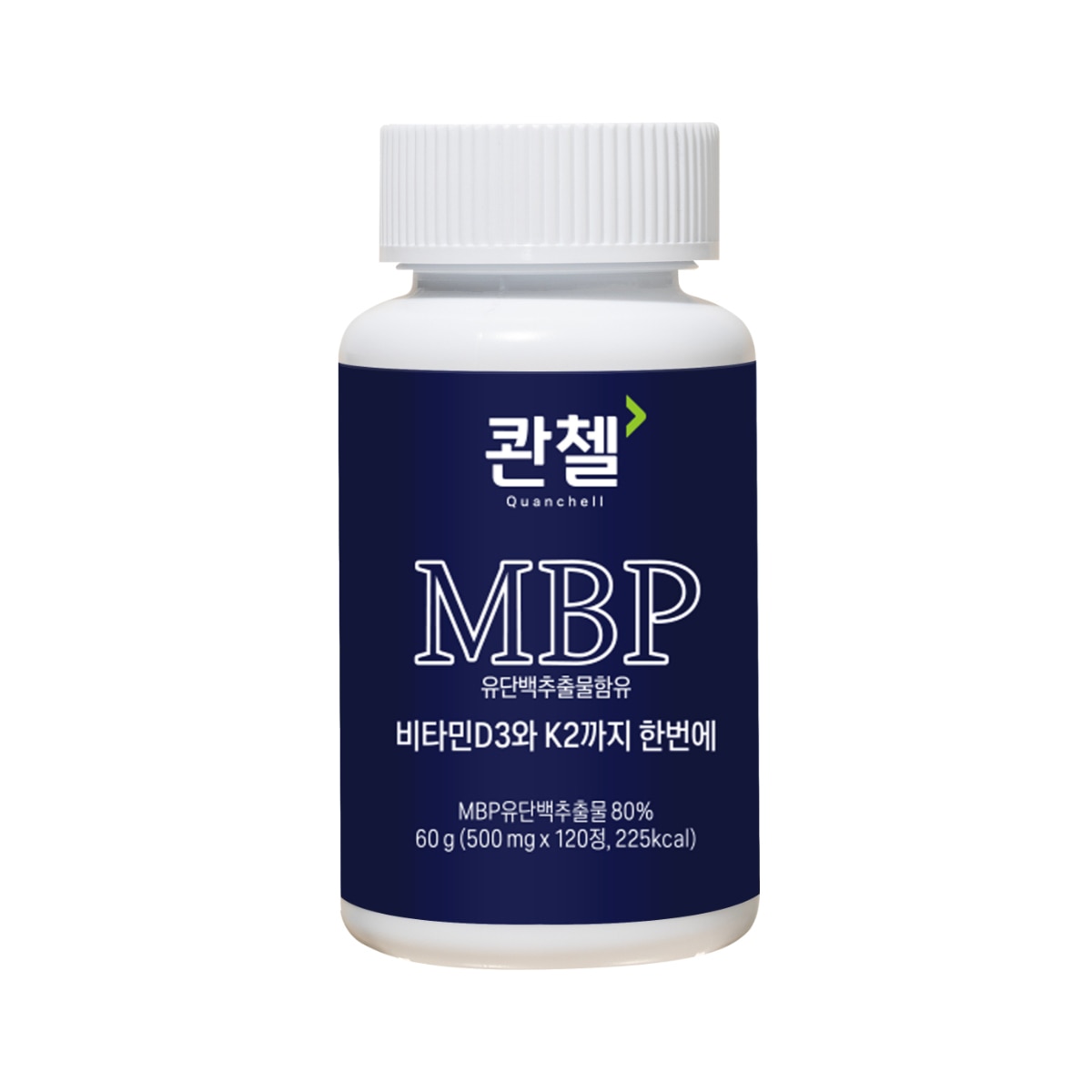 콴첼 MBP 비타민 D3 + K2 500mg x 120정