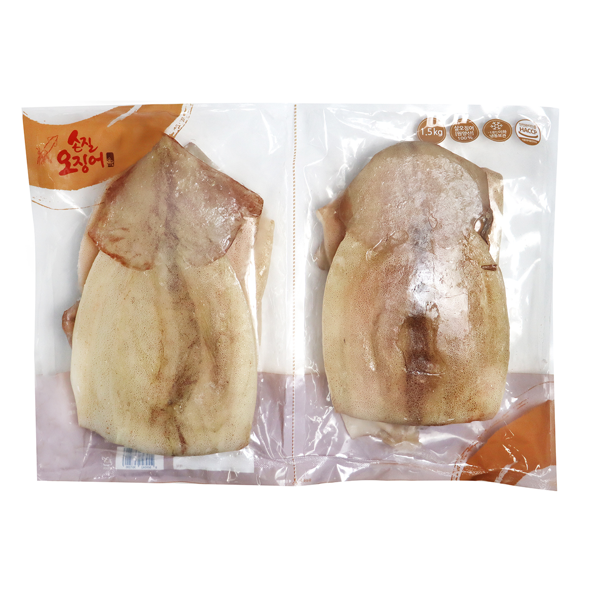 냉동손질오징어 1.5kg x 2pack