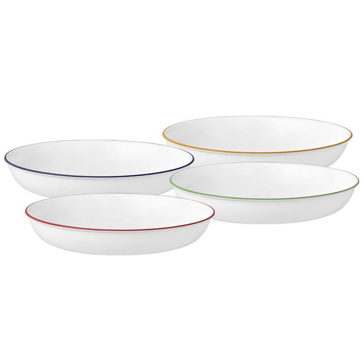 Corelle Color Rimmed Versa Bowl 4P 673906