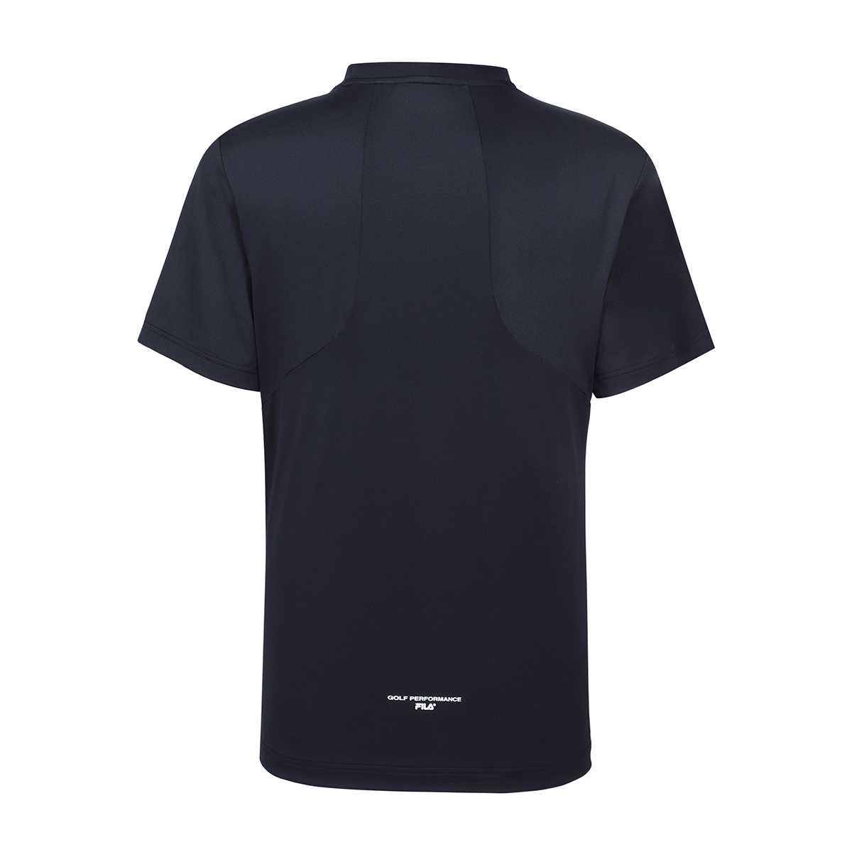 휠라 골프 남성 반소매 티셔츠 - 네이비(박스로고)
