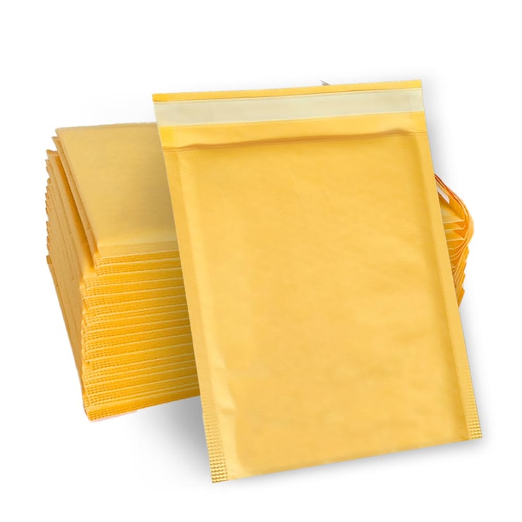 Yellow Aircap Envelope 25X30cm, 4pack 672799