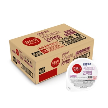햇반 귀리 흑미 곤약밥 150g x 24 햇반 귀리 흑미 곤약밥 150g x 24