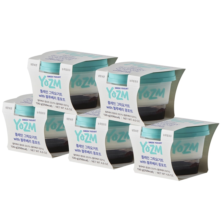 YOZM Greek Yogurt Blueberry 130g x 5 674763