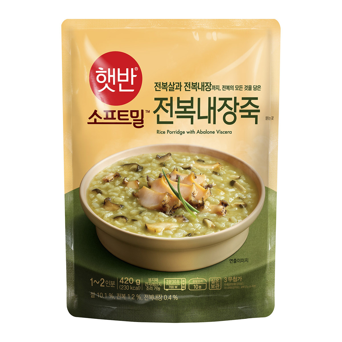 CJ햇반전복내장죽 420g x 7