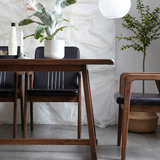 리비니아 아칸 원목 식탁세트 - 의자+의자