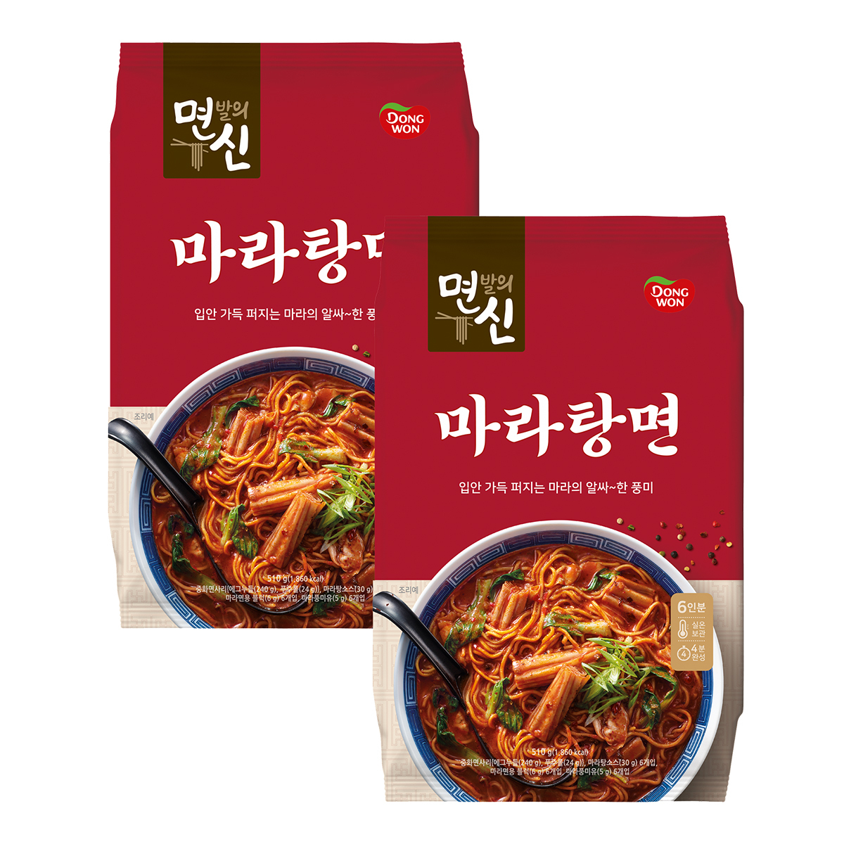 동원 면발의신 마라탕면 85g x 6 / 최소구매 2