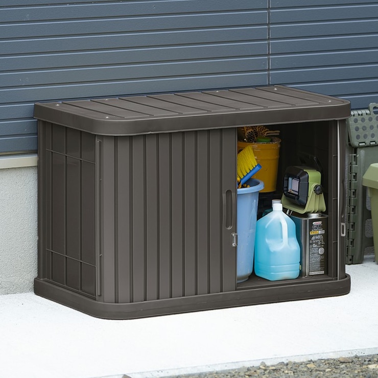 Iris Outdoor Storage, Brown, Height 60cm 676010