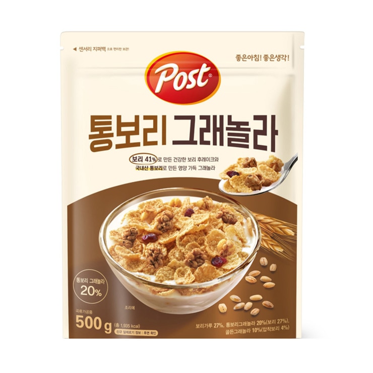 Post통보리그래놀라 500g x 3 Post통보리그래놀라 500g x 3