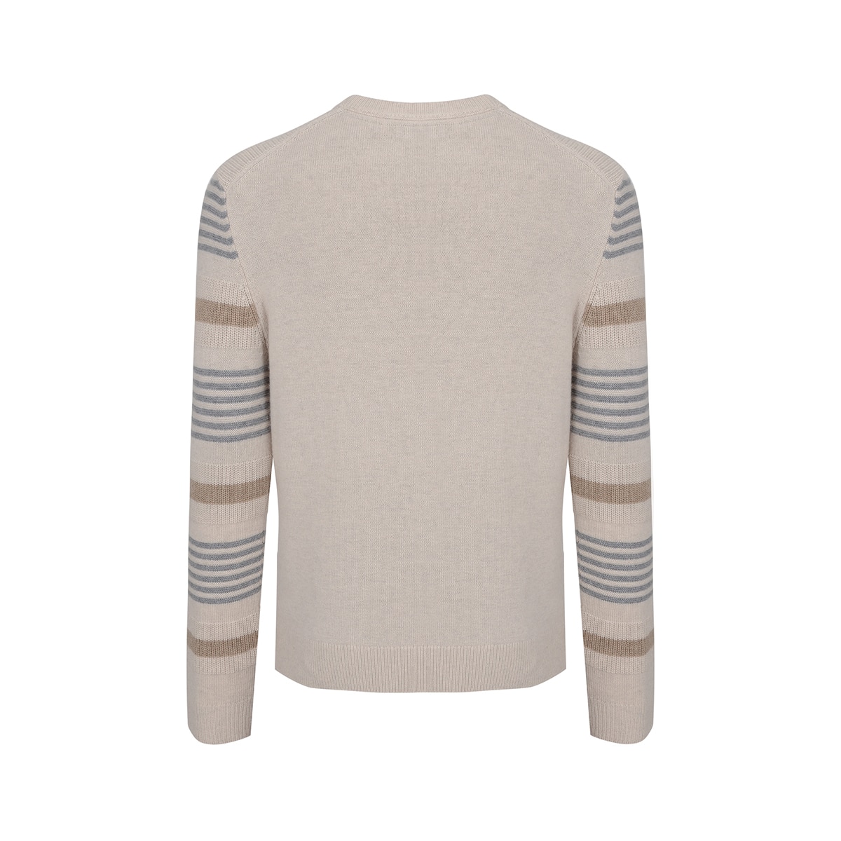 Olzen Men's Wool Blend Pattern Knit - Beige