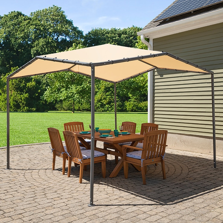 Shelterlogic Pacifica 1010 Gazebo Canopy, Tan 658758