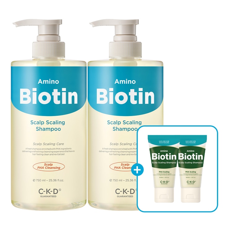 CKD Amino Biotin Scalp Shampoo 750mlx2 + 40mlx2 667338