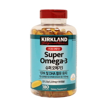 커클랜드 시그니춰 슈퍼 오메가 3 r-TG 180캡슐 커클랜드 시그니춰 슈퍼 오메가 3 r-TG 180캡슐
