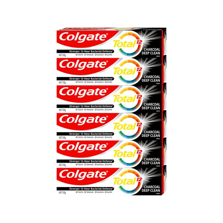 Colgate Total Charcoal Toothpaste 110g x 6ea 662255