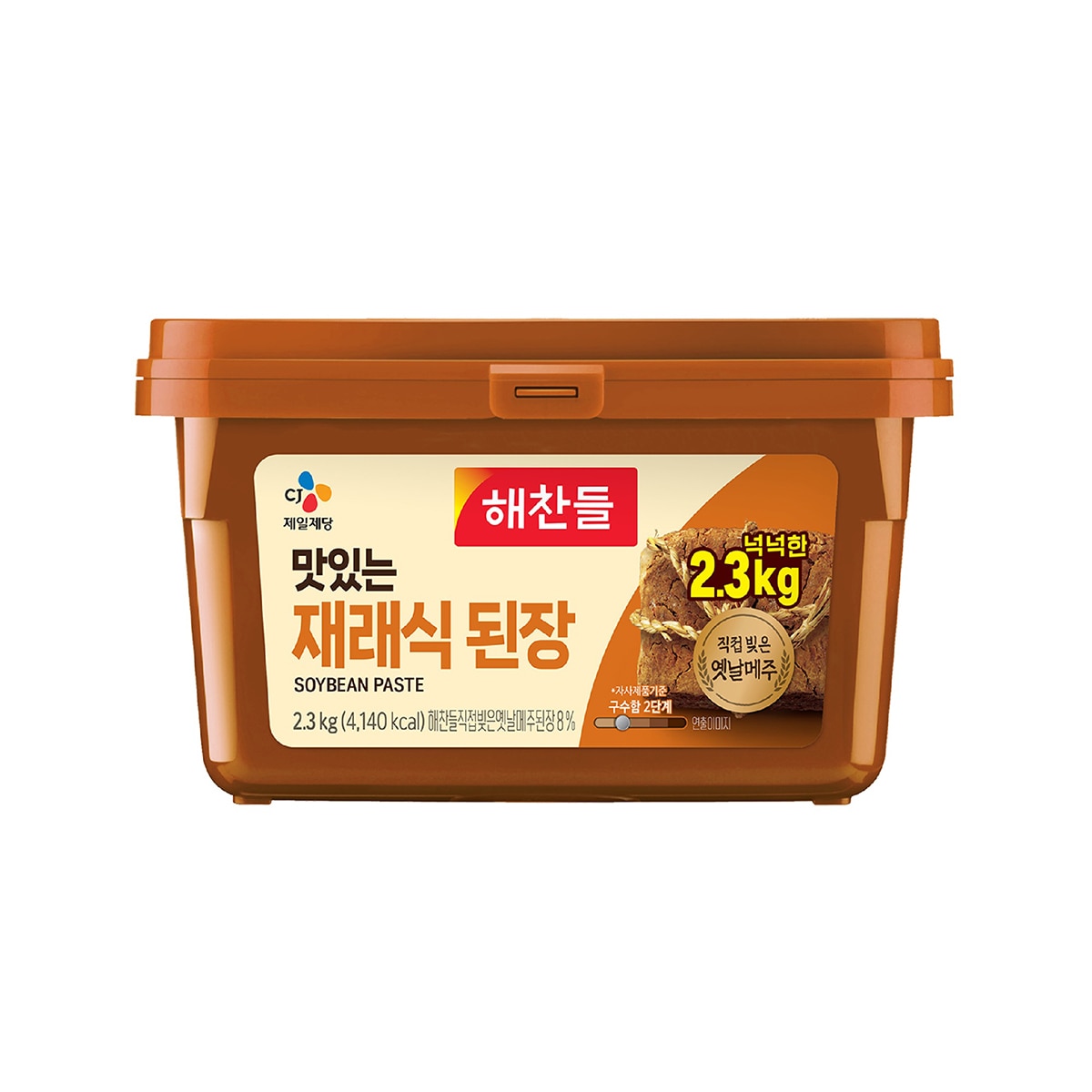 해찬들 맛있는 재래식 된장2.3kg x 3