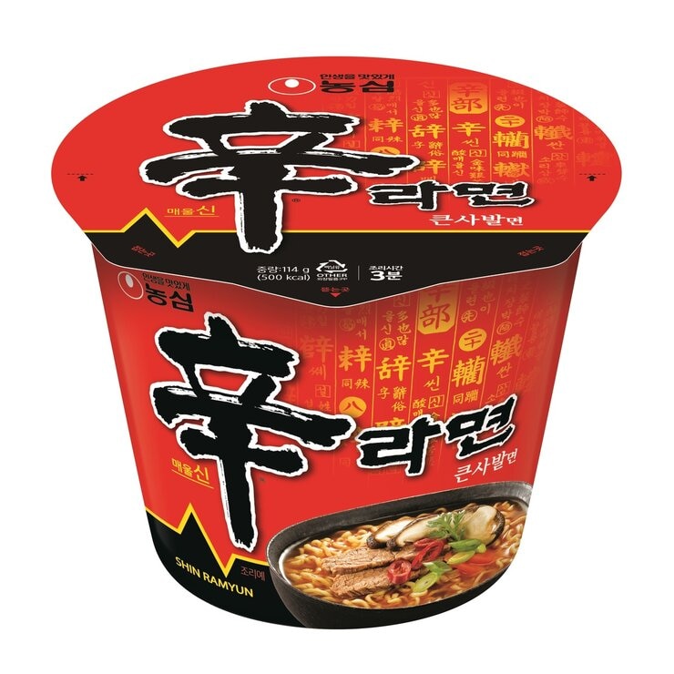 Nongshim Shin Big Bowl Noodle Soup 114g x 16 530834