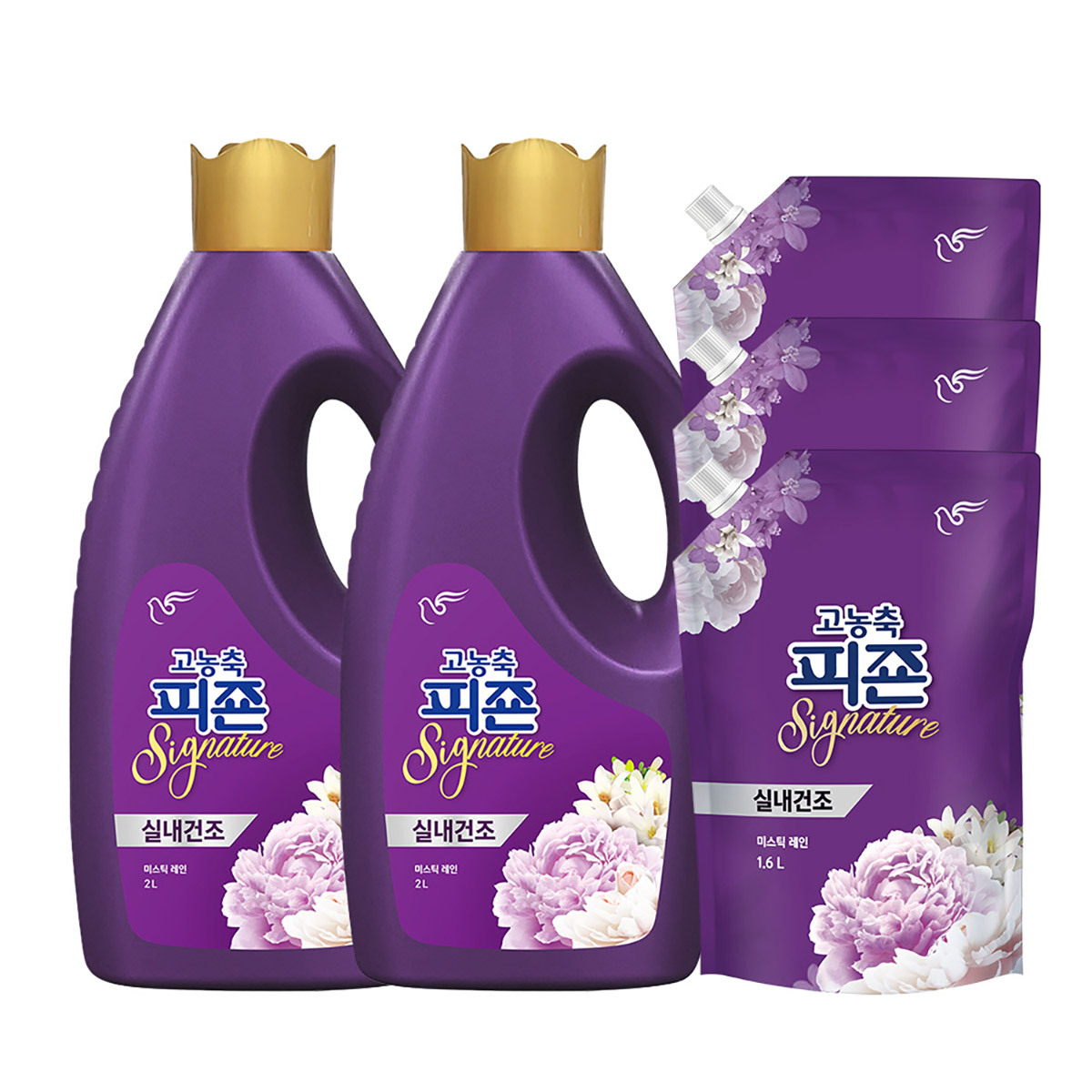 피죤고농축시그니처 섬유유연제2L x 2 + 1.6L x 3