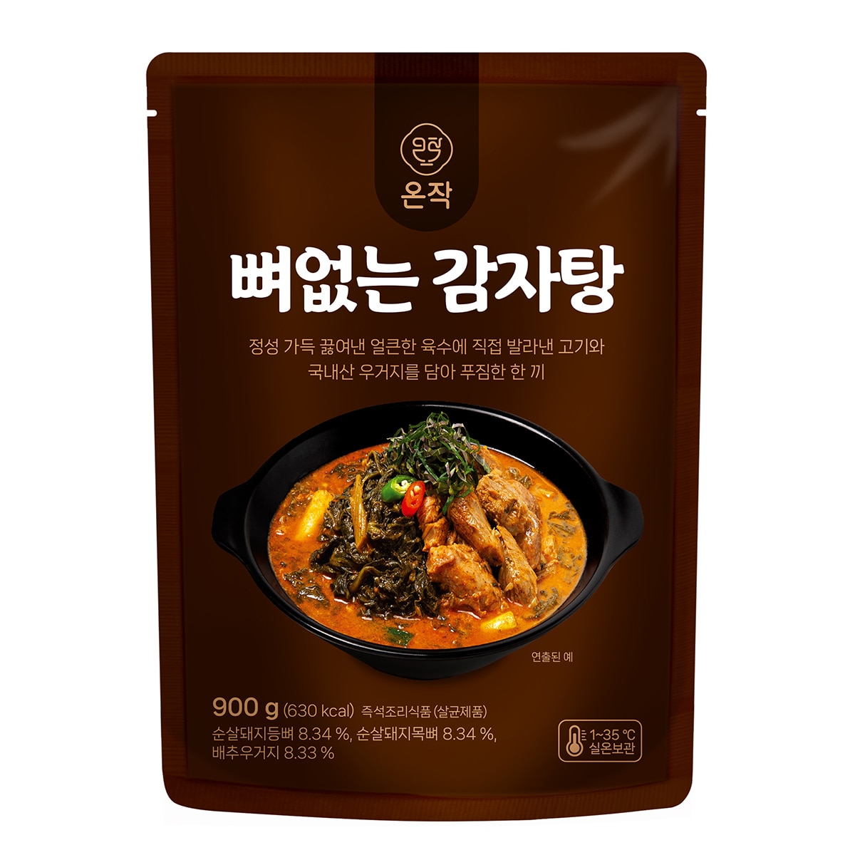 온작 뼈 없는 감자탕 900G X 4 온작 뼈 없는 감자탕 900G X 4