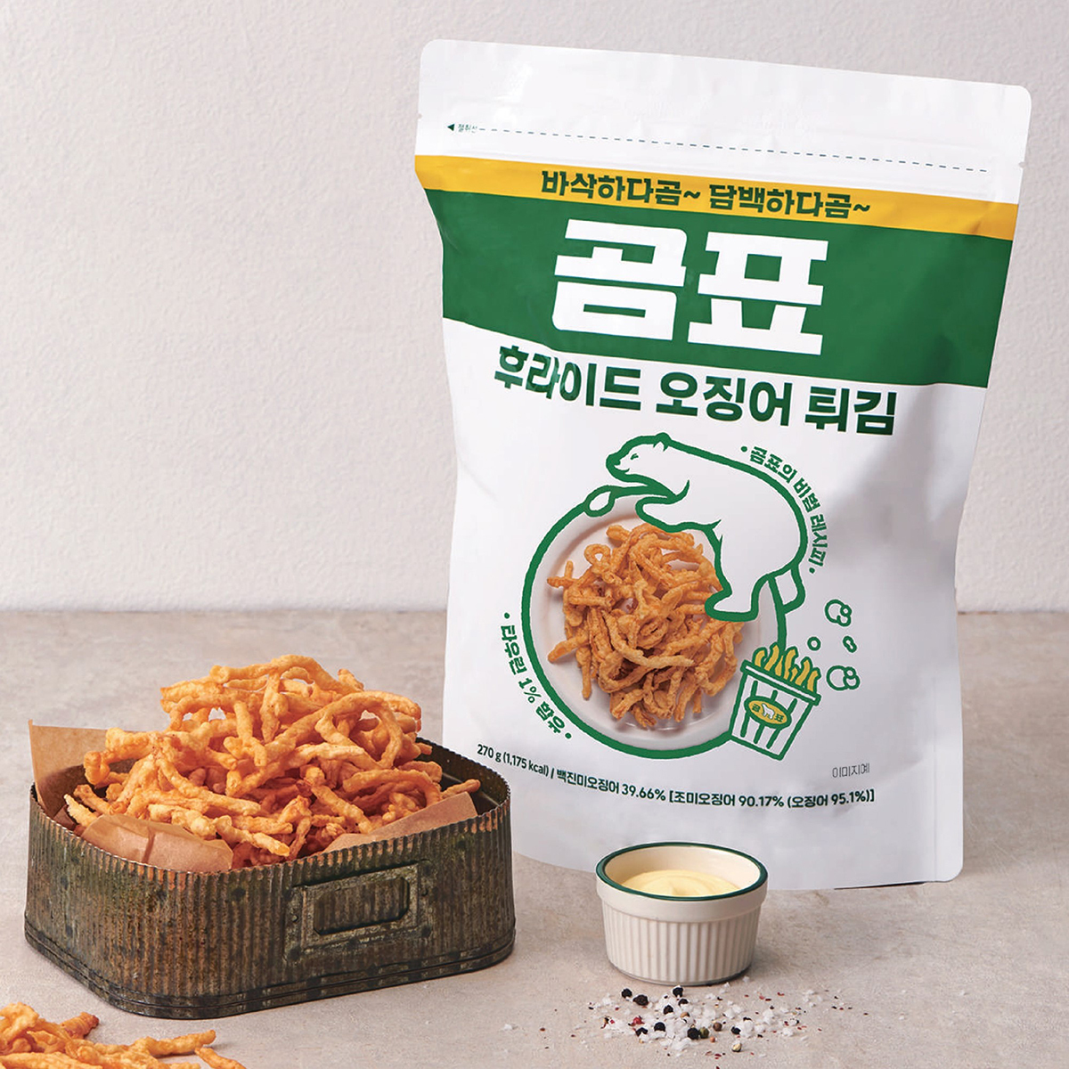 곰표 후라이드 오징어 270g x 2pk