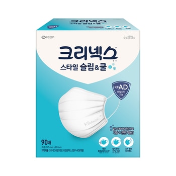 크리넥스 스타일 슬림&쿨 비말차단마스크대형90매 크리넥스 스타일 슬림&쿨 비말차단마스크대형90매