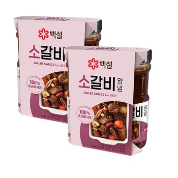 백설소갈비양념840g x 4