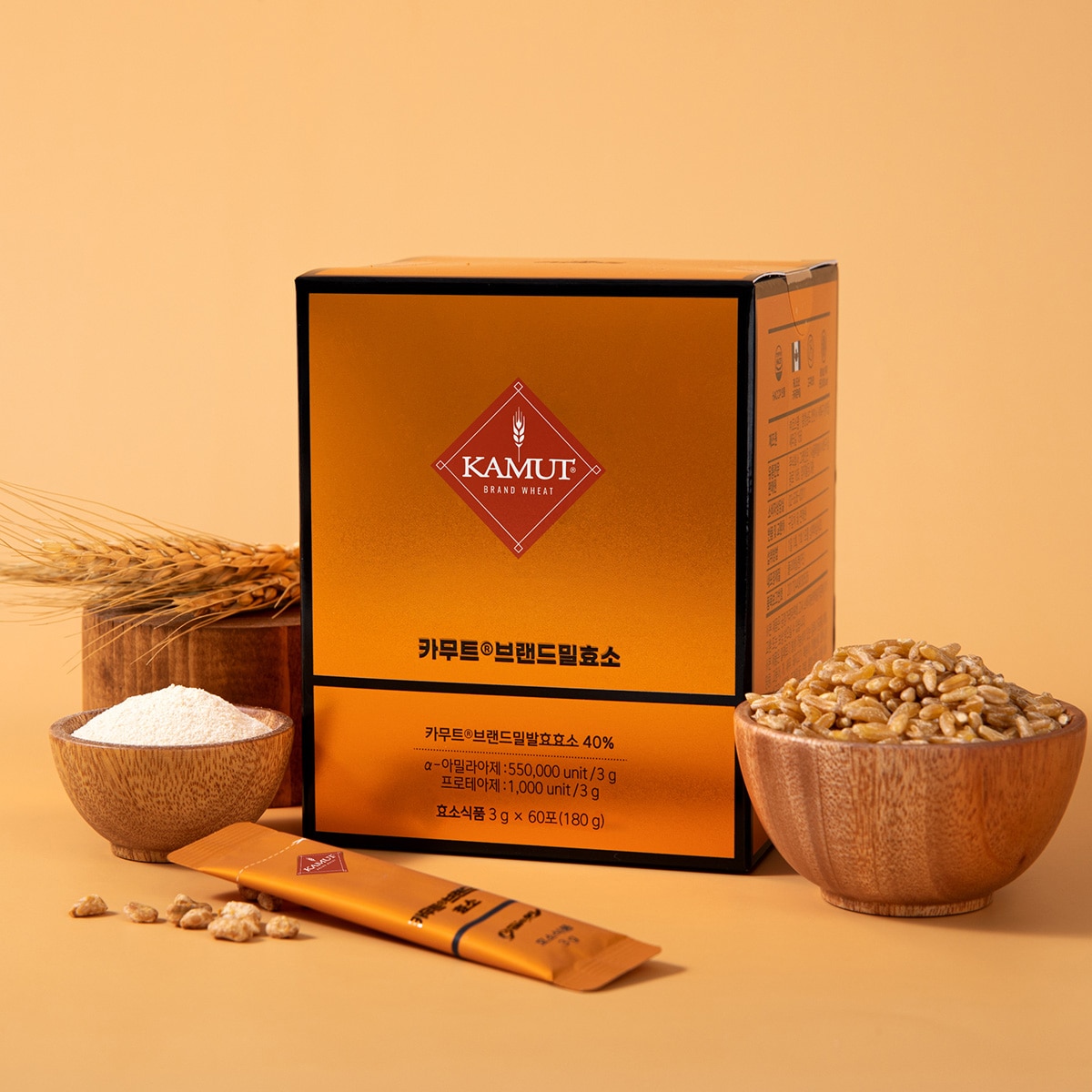 그레인온 카무트 브랜드밀 효소 3g x 60ct 그레인온 카무트 브랜드밀 효소 3g x 60ct