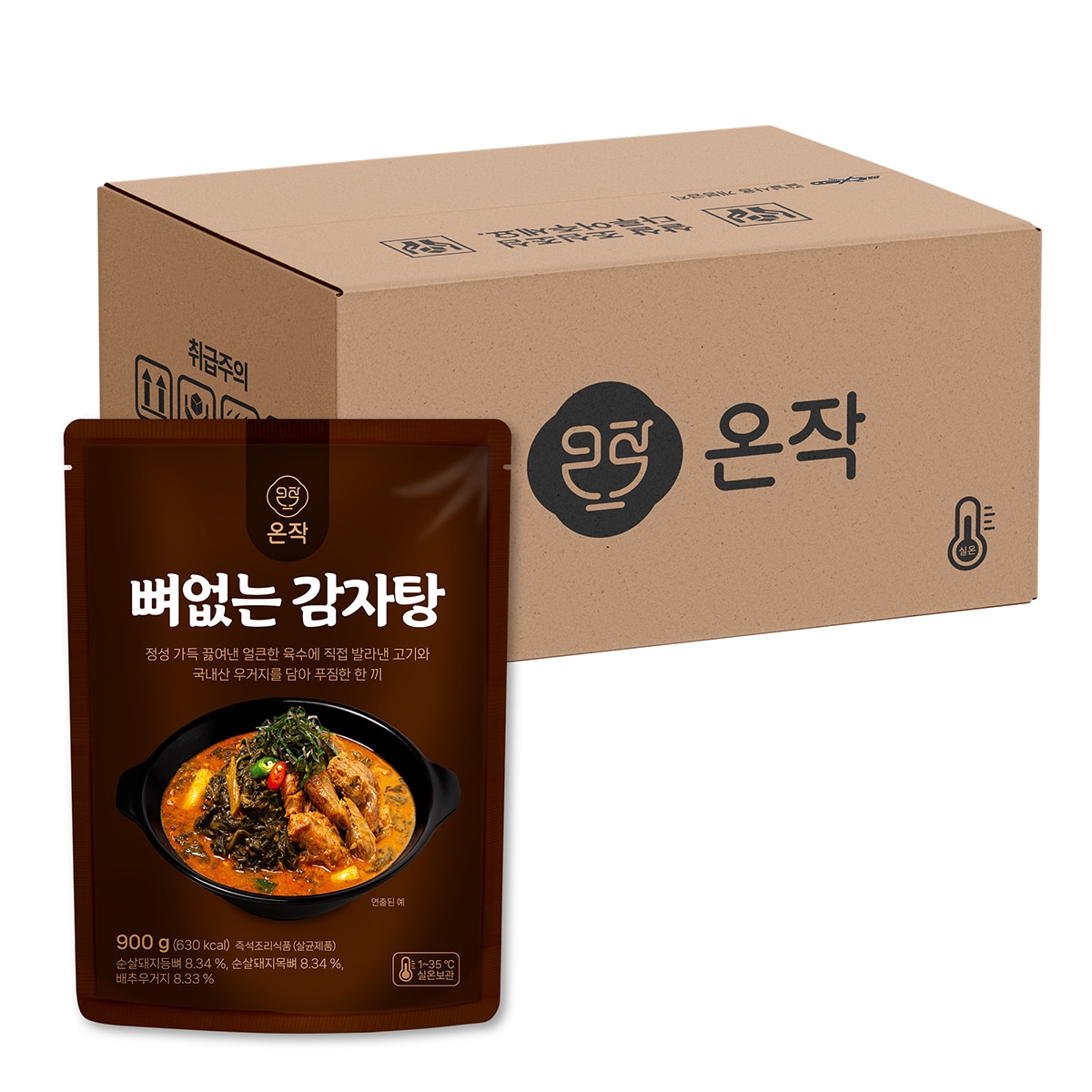온작 뼈 없는 감자탕 900G X 4 온작 뼈 없는 감자탕 900G X 4