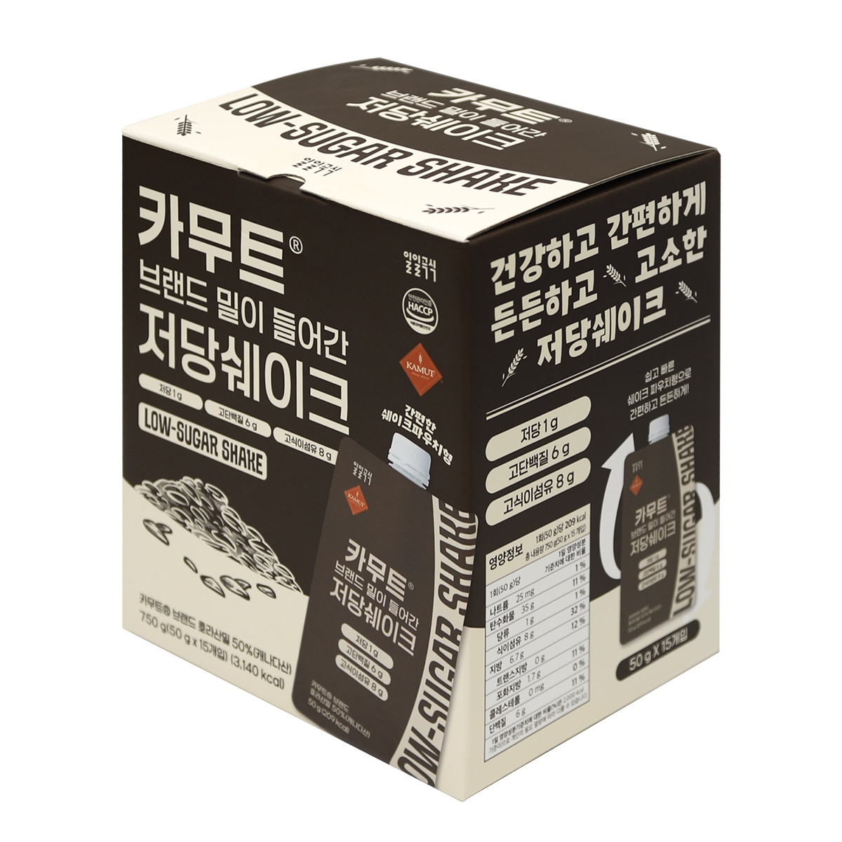 카무트®브랜드밀이 들어간 저당 쉐이크 카무트®브랜드밀이 들어간 저당 쉐이크