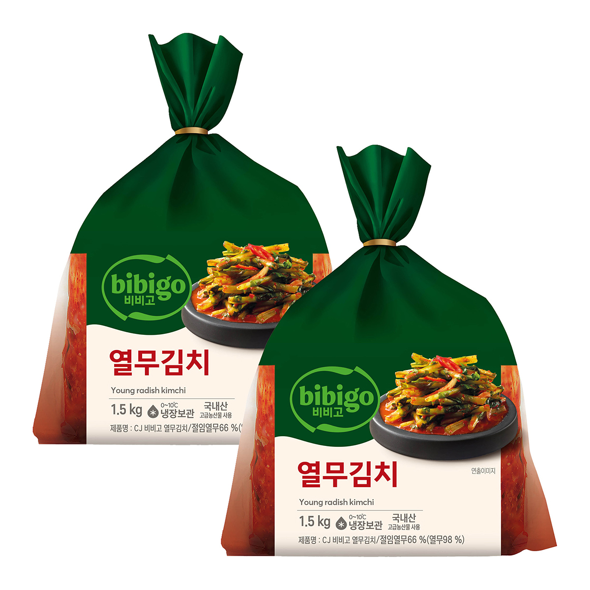 비비고 열무김치 1.5kg x 2팩