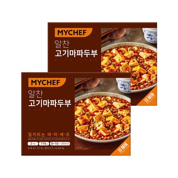 알찬 고기마파두부 719g x 2