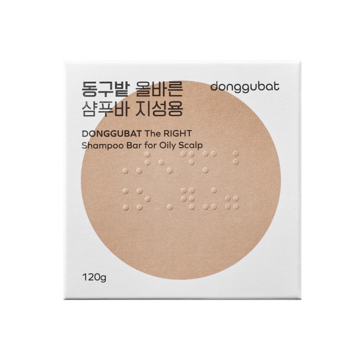 동구밭 올바른 샴푸바 지성용 쑥향 120g x 3개