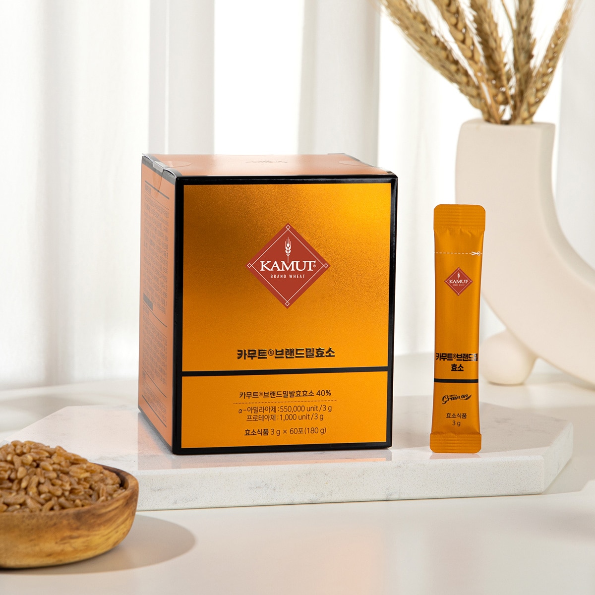 그레인온 카무트 브랜드밀 효소 3g x 60ct 그레인온 카무트 브랜드밀 효소 3g x 60ct
