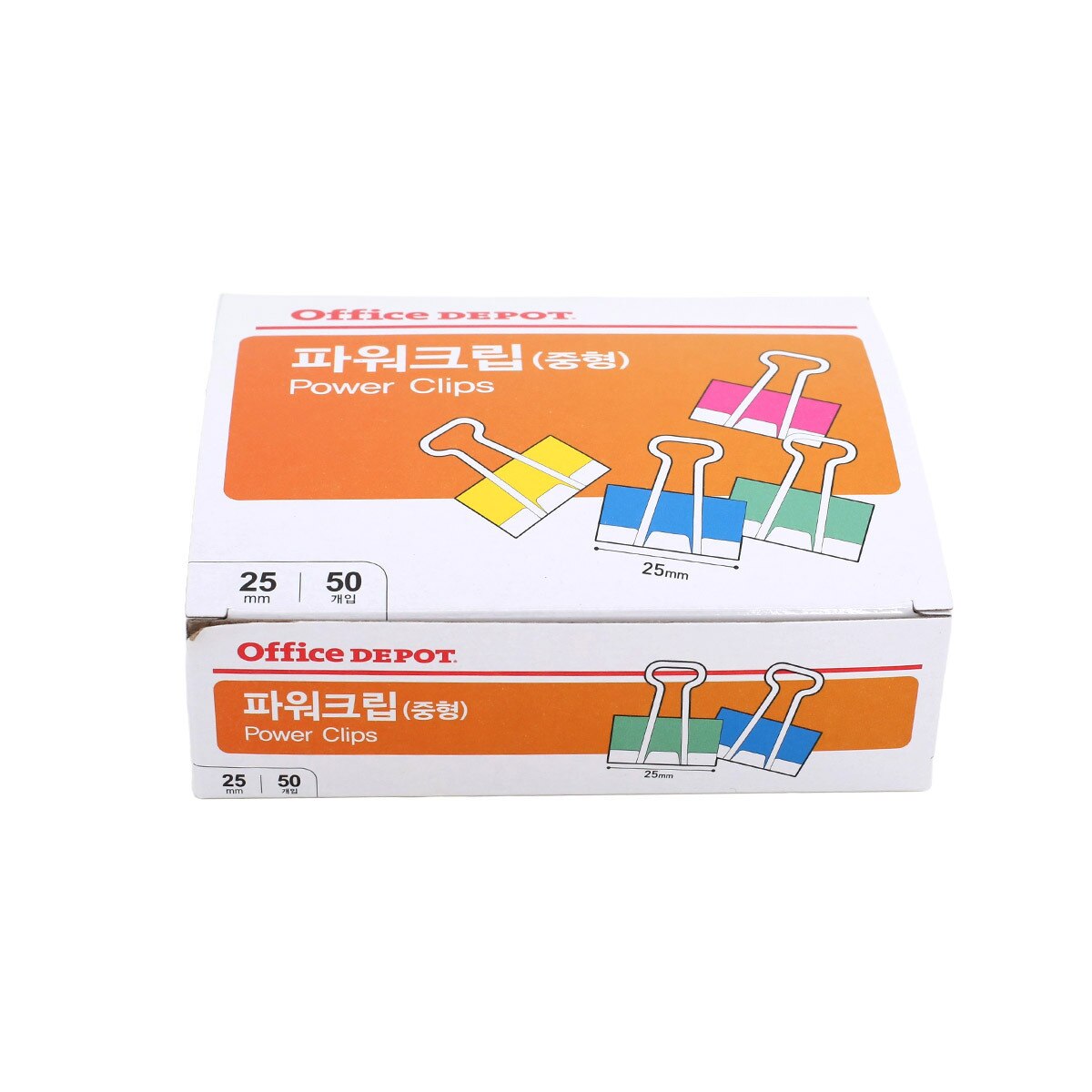 파워 클립25mm (중) 50pcs x 5팩