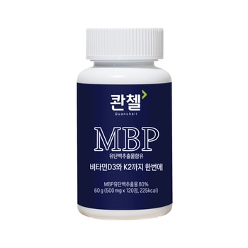 콴첼 MBP 비타민 D3 + K2 500mg x 120정