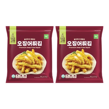 사옹원튀김공방 오징어 튀김 1kg x 2 사옹원튀김공방 오징어 튀김 1kg x 2