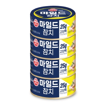 오뚜기 마일드참치 135g x 4 오뚜기 마일드참치 135g x 4