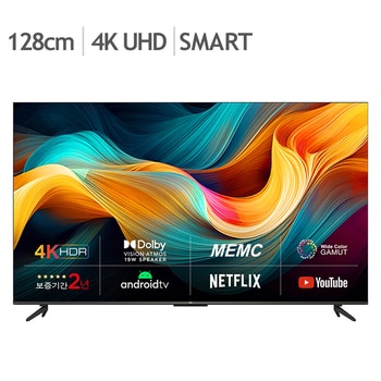 TCL 4K UHD 안드로이드 TV 128cm 50P736 (50)