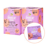 SHAKEAT 캣 건식사료 파우치 닭간 80g x 15 x 2