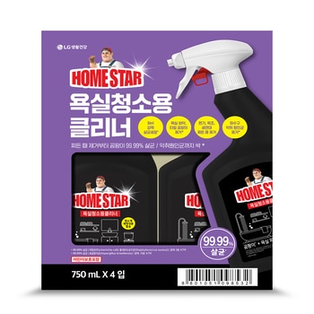 홈스타 욕실용 클리너 750ml x 4개 홈스타 욕실용 클리너 750ml x 4개