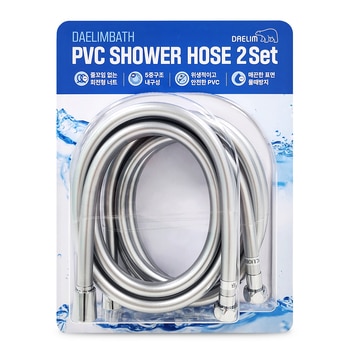 대림 2M PVC 샤워 호스 2개 대림 2M PVC 샤워 호스 2개