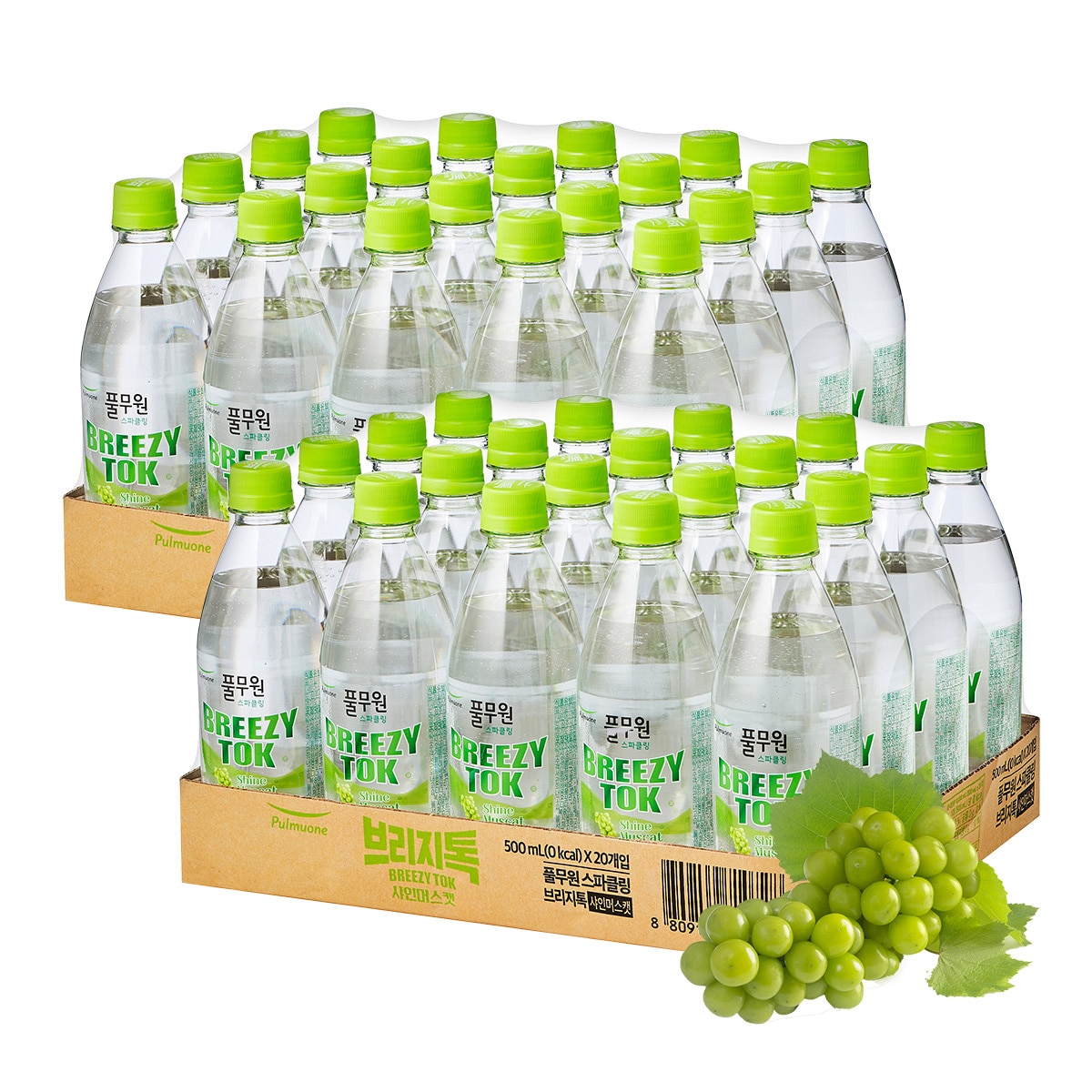 브리지톡탄산수샤인머스켓 500ml x 40