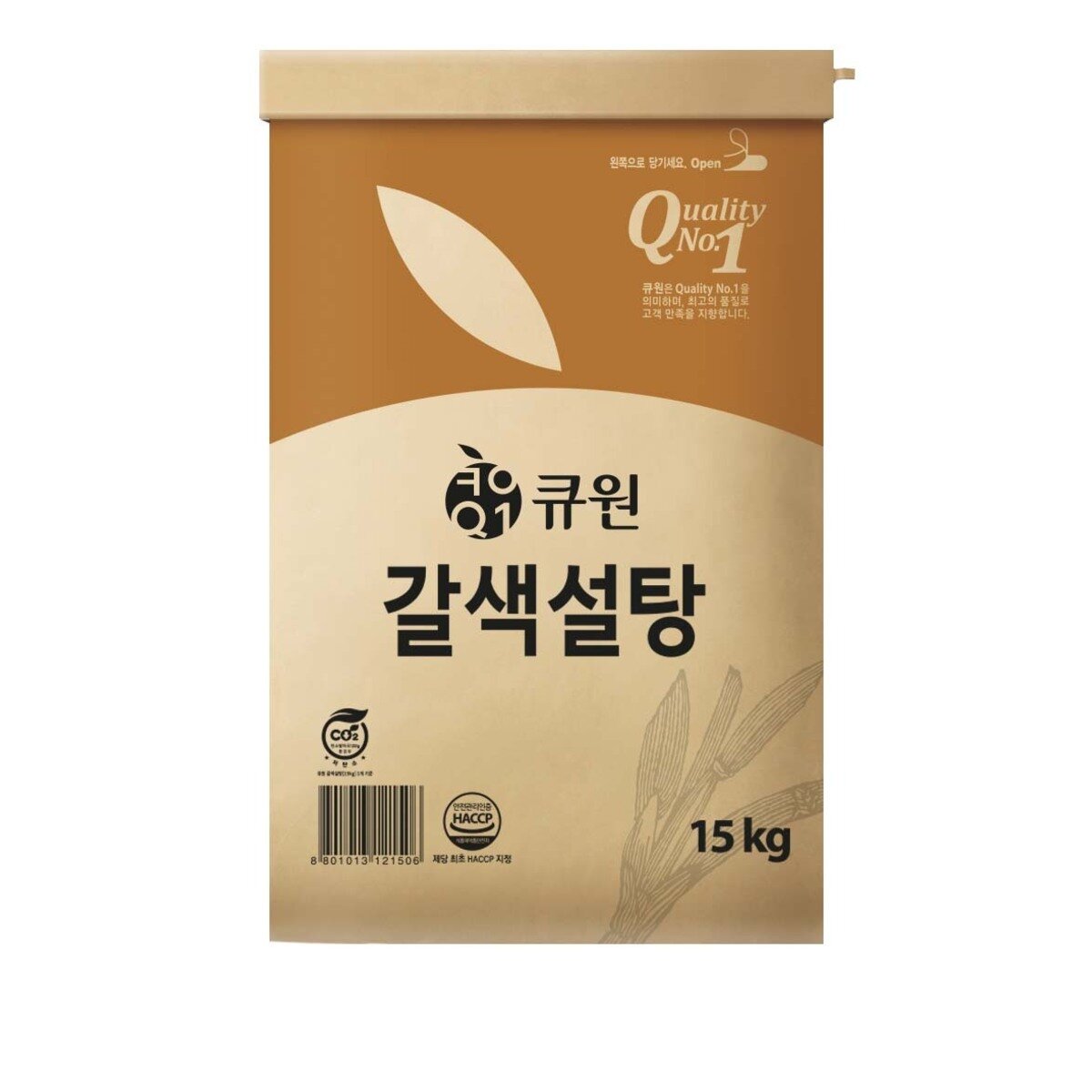 큐원 갈색설탕  15KG