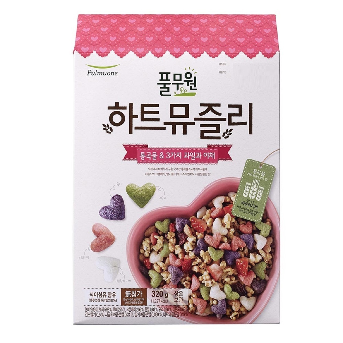 풀무원 하트 뮤즐리 320g X 3