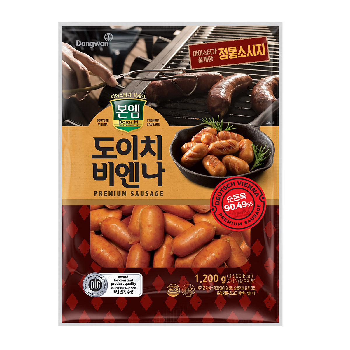 본엠도이치비엔나소시지1,200g