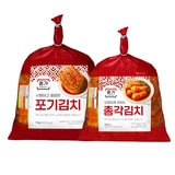 종가 포기 배추 김치 1kg x 2 총각 김치 850g x 1