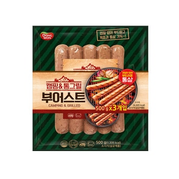 캠핑 & 통그릴 부어스트500g x 3