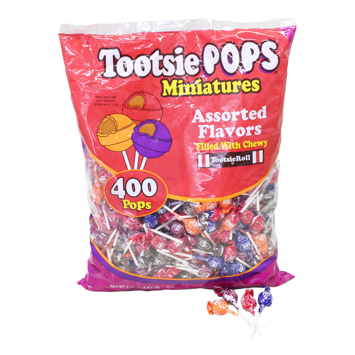 Tootsie Pops 미니어춰 스틱 캔디 2.1kg