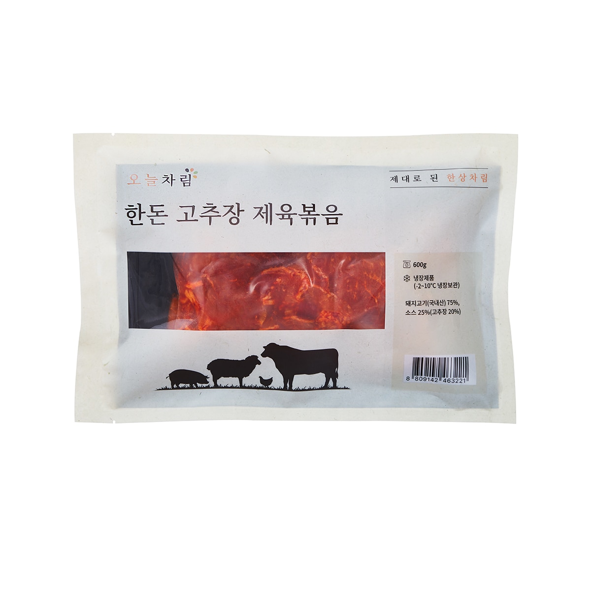 오늘차림한돈고추장제육볶음600g x 3ea