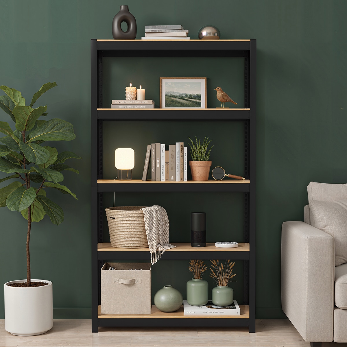 스피드랙 다용도 5단 철제 선반 100 x 40 x 180cm 스피드랙 다용도 5단 철제 선반 100 x 40 x 180cm