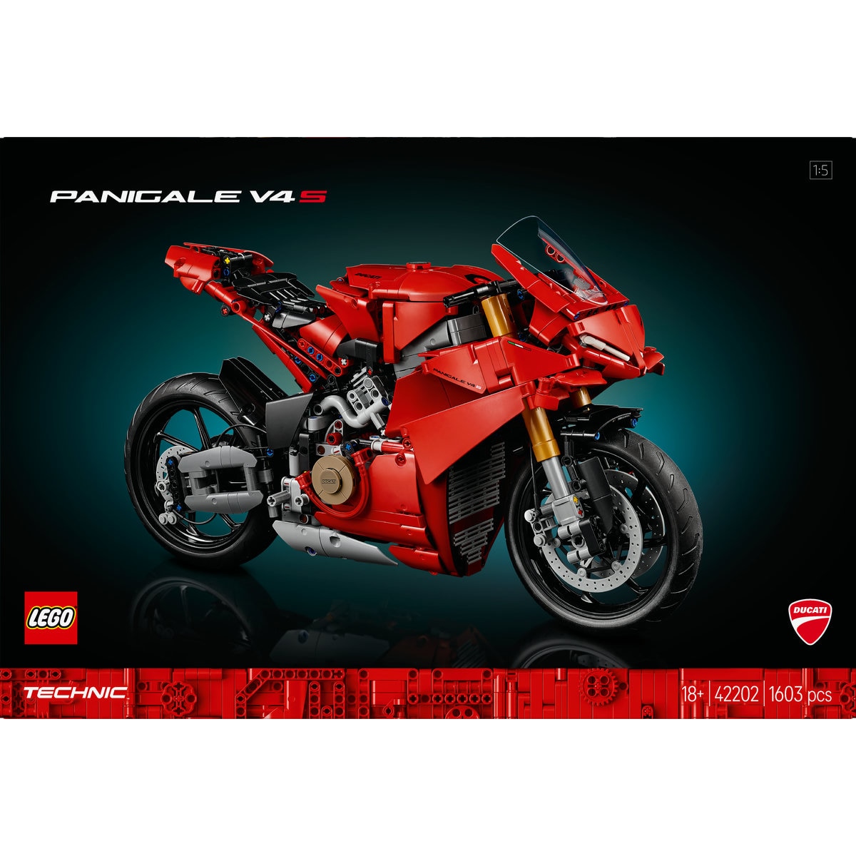 레고 테크닉 Ducati Panigale V4 S 모터사이클 42202